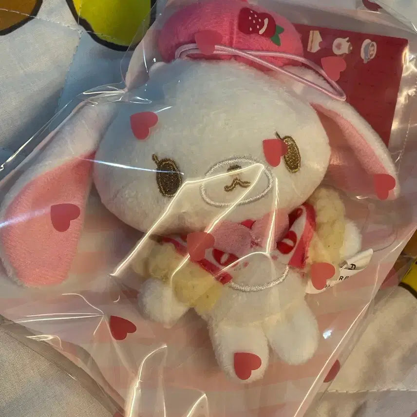 [BUNJANG] Sugar Bunnies Shiro Usa Strawberry Cake Doll / 고전 슈가바니즈 시로우사 딸기케이크 인형