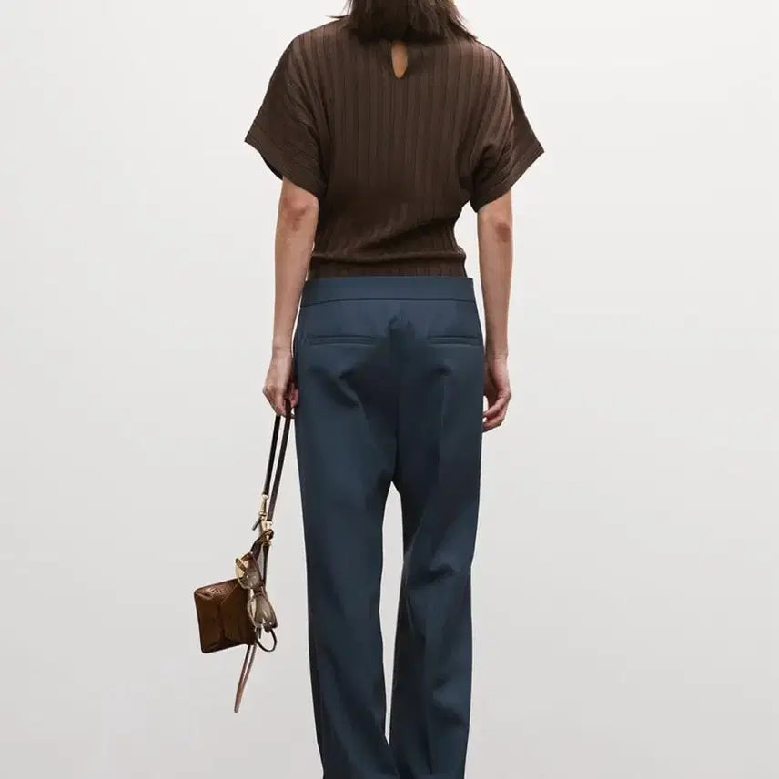 [BUNJANG] Recto French Flare Fit Pants Blue / Recto 렉토 26ss 프렌치 플레어핏 팬츠 블루