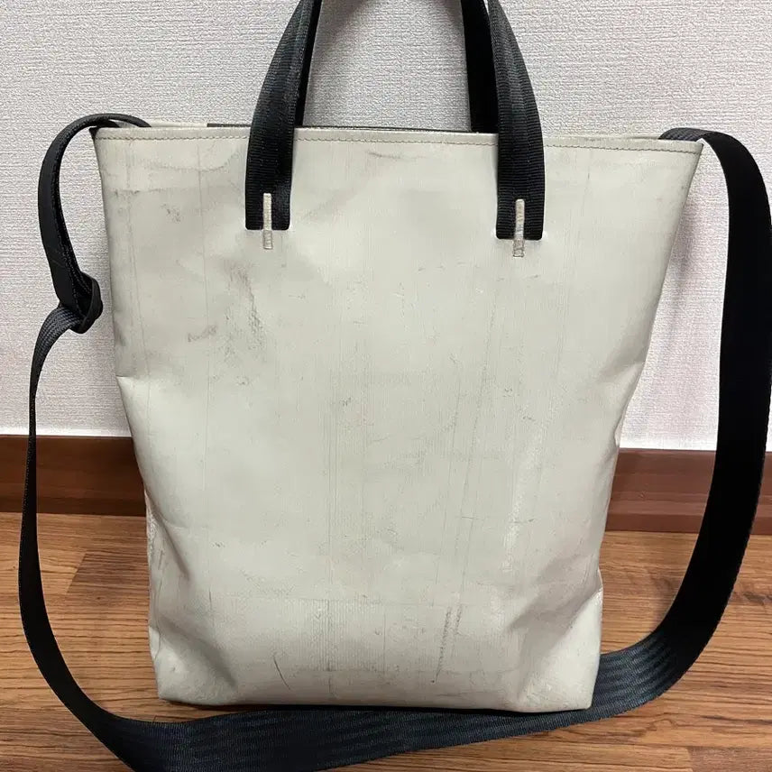 [BUNJANG] Freitag Leland Shoulder Bag White/Gray / 프라이탁 화이트/그레이 리랜드 팝니다