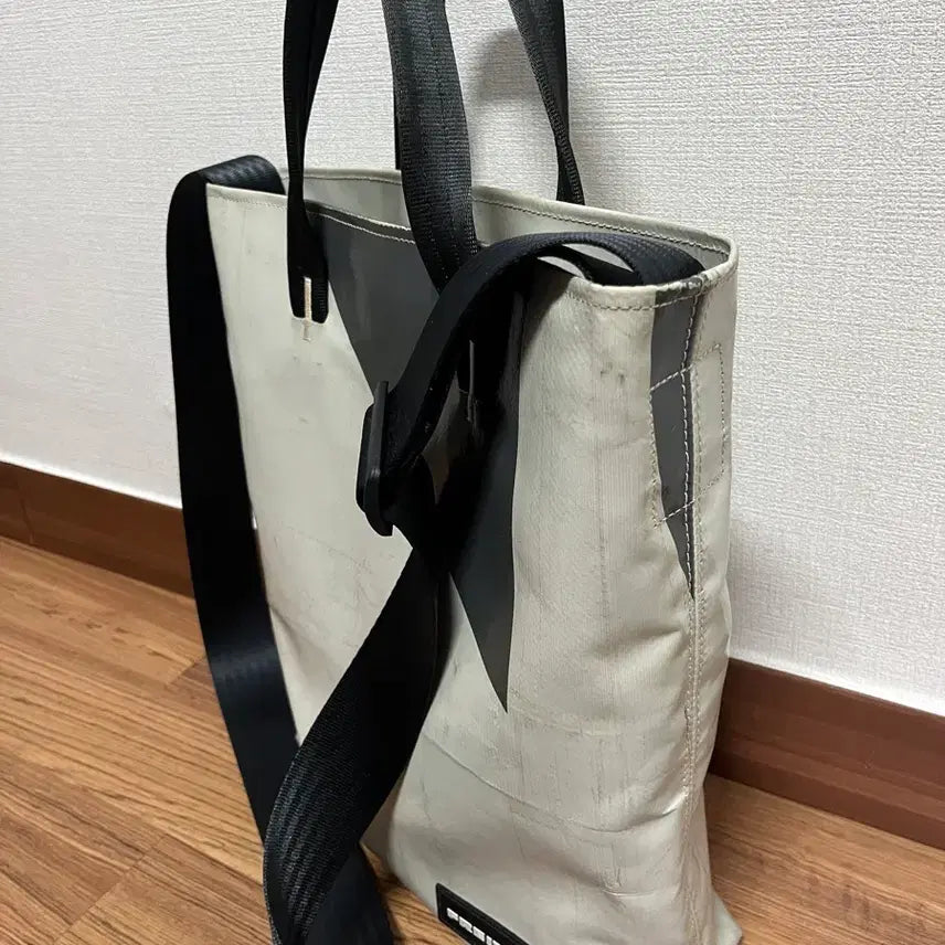 [BUNJANG] Freitag Leland Shoulder Bag White/Gray / 프라이탁 화이트/그레이 리랜드 팝니다