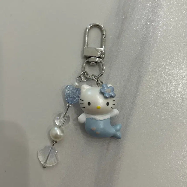 [BUNJANG] Hello Kitty Mermaid Keyring / 인어키티 키링