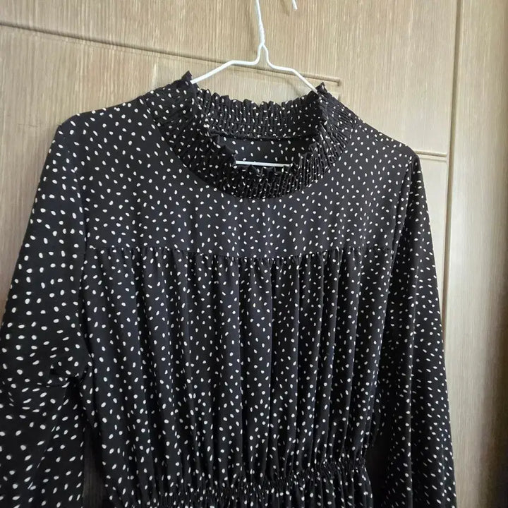 [BUNJANG] Seconds Water Drop Long Dress / 세컨즈 물방울 롱원피스