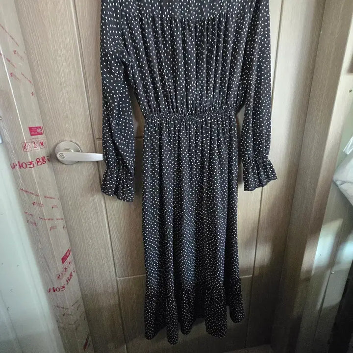 [BUNJANG] Seconds Water Drop Long Dress / 세컨즈 물방울 롱원피스
