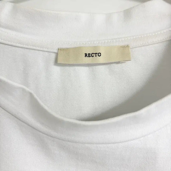 [BUNJANG] RECTO Embroidered Logo Short Sleeve T-Shirt Size S / 렉토 자수로고 반팔 티셔츠 S (100-105사이즈감)