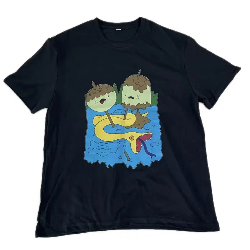 [SOLD OUT] 핀과 제이크의 어드벤처타임 티셔츠 버블검 마르셀린 빈티지 y2k