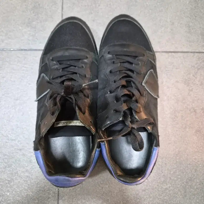 [BUNJANG] Philippe Model Black Suede Sneakers / 필립모델 블랙 스니커즈