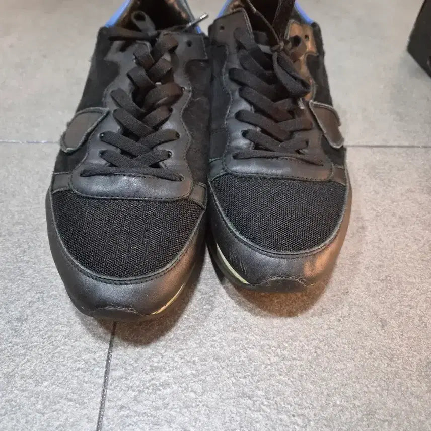 [BUNJANG] Philippe Model Black Suede Sneakers / 필립모델 블랙 스니커즈