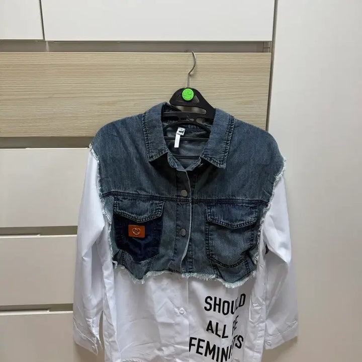 [BUNJANG] Denim Blouse / 데님 블라우스
