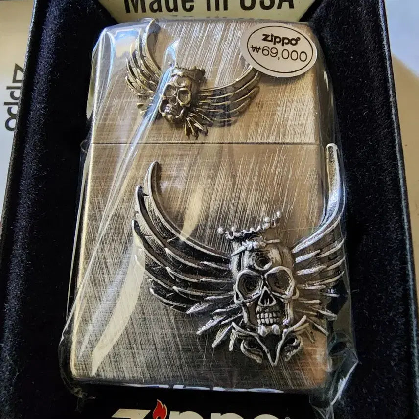 [BUNJANG] Zippo CROWN SKULL SI Lighter / 지포라이터 새상품 판매합니다