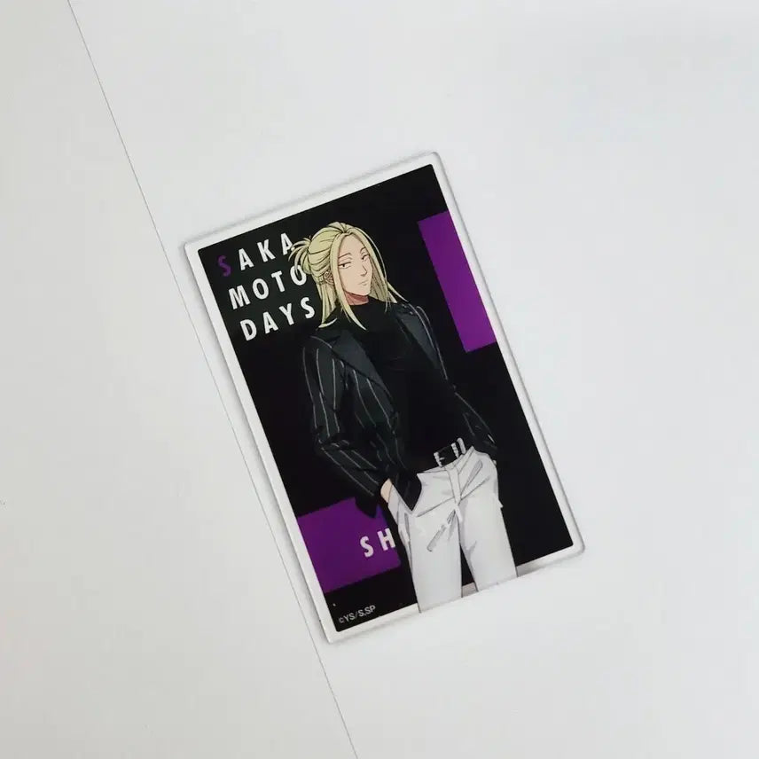 [BUNJANG] Sakamoto Days Shishiba Acrylic Card / 사카모토데이즈 시시바 소프맵 아크릴 카드 양도합니다 (필름O)