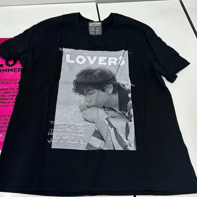 [BUNJANG] Park Hyo Shin 2019 LOVERS T-shirt / 박효신 2019 LOVERS 반팔티