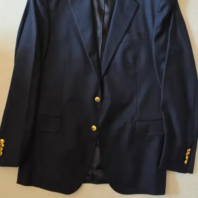 [BUNJANG] Polo Ralph Lauren Docksing Gold Button Blazer / 폴로 랄프로렌 아이코닉 도스킨 금장 블레이저