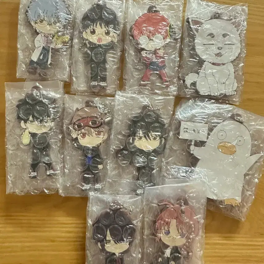 [BUNJANG] Gintama 3-z Rubber Strap Bundle Set / 은혼 3-z 긴타마 제일복권 러버스트랩 풀세트