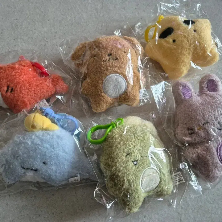 [BUNJANG] Pixelly Doll Keyring Bundle Set / 픽셀리 인형키링 일괄