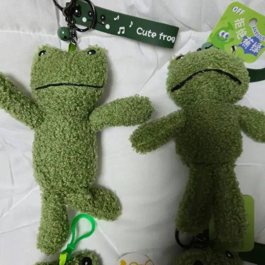 [BUNJANG] Frog Plush Keychain / 개구리 인형 개구리 키링 열쇠고리