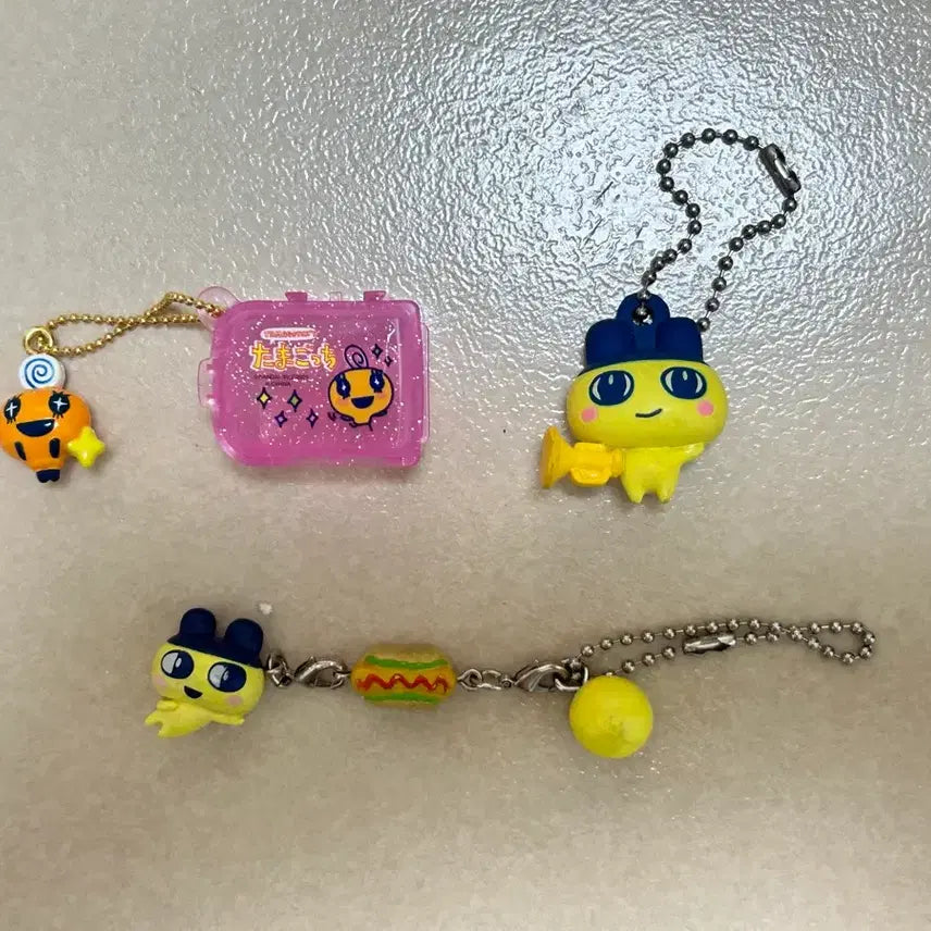 [BUNJANG] Retro Tamagotchi Keychain Set (3 Types) / 고전 다마고치 키링 3종
