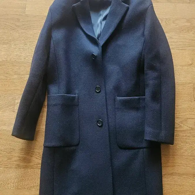 [BUNJANG] System Homme Navy Coat / 시스템 옴므 네이비 코트
