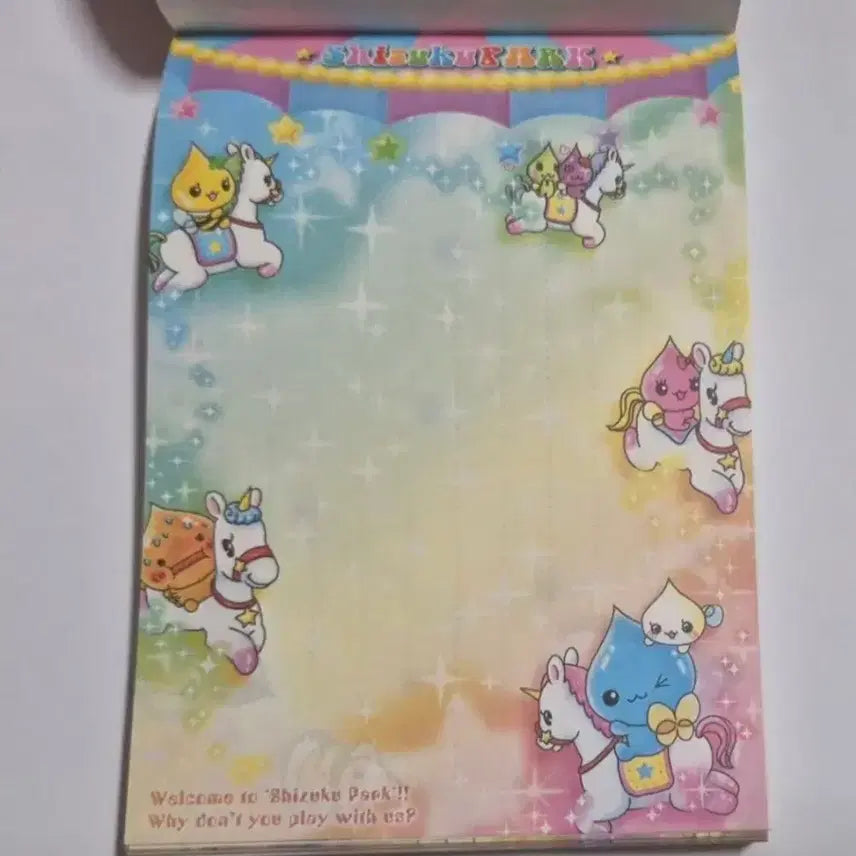 [BUNJANG] Classic Shizuku-chan Water Drop Memo Pad / 고전 시즈쿠짱 물방울 메모지