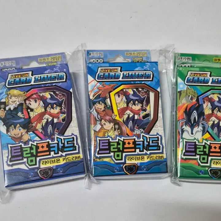 [BUNJANG] Old LiveOn Card Driver Trump Cards / 고전 라이브온 카드리버 트럼프 카드