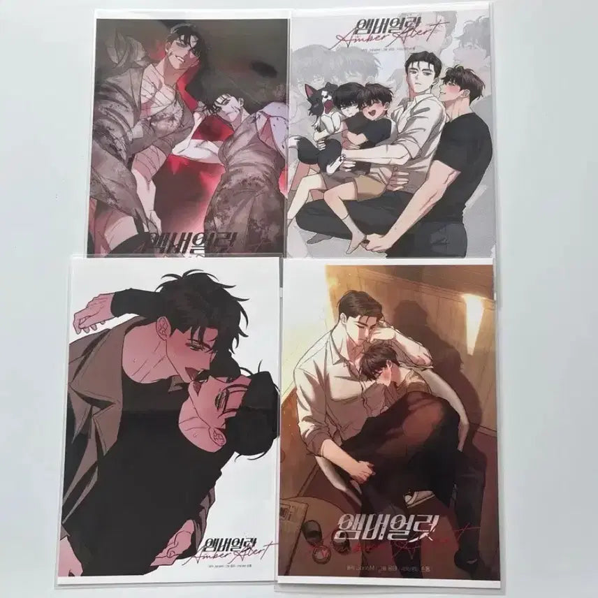 [BUNJANG] Amber Alert Print Matte Postcard Bundle Set / 앰버얼럿 프린티 무광 엽서 일괄