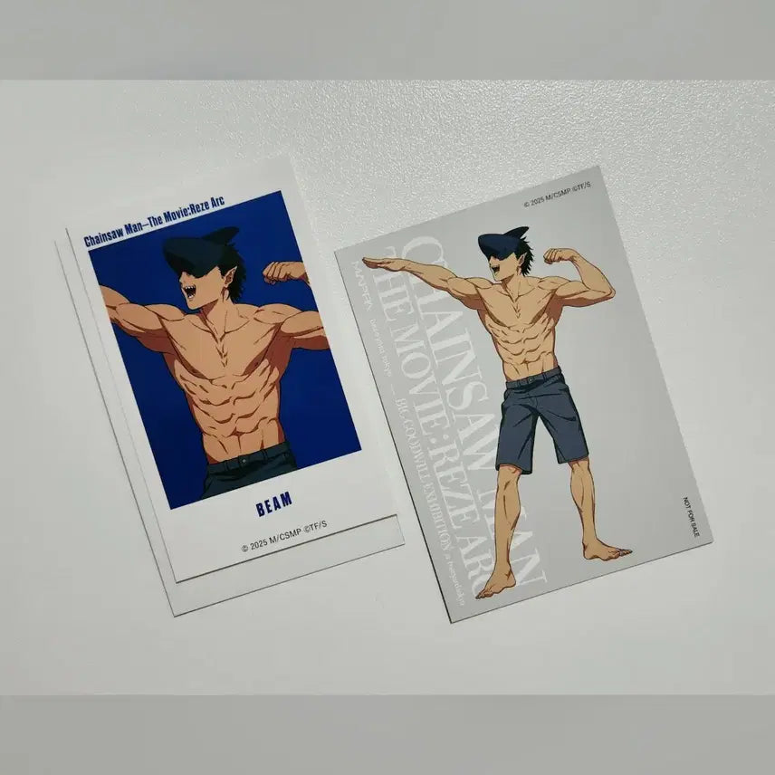 [BUNJANG] Chainsaw Man Reze Edition Beam &amp; Mind Bundle Set Art Stickers POB / [일괄] 체인소맨 레제편 상어의 마인 빔 베이스야드 아트 스티커 특전카드