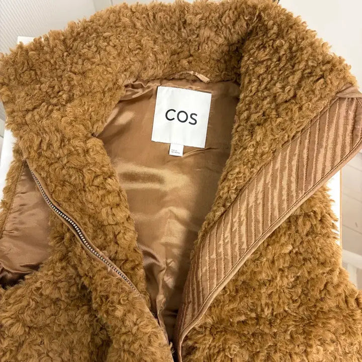[BUNJANG] COS Teddy Zip-up Vest / COS 코스 테디 집업 조끼