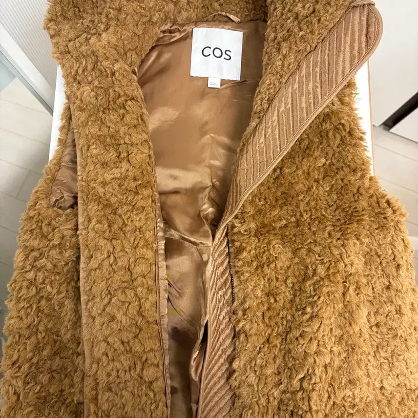 [BUNJANG] COS Teddy Zip-up Vest / COS 코스 테디 집업 조끼