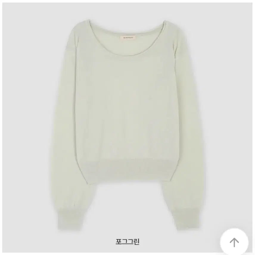 [BUNJANG] Slow and Lovely Summer Linen Rolling Knit Top / 슬로우앤드 여리핏 썸머린넨 롤링니트 포그그린