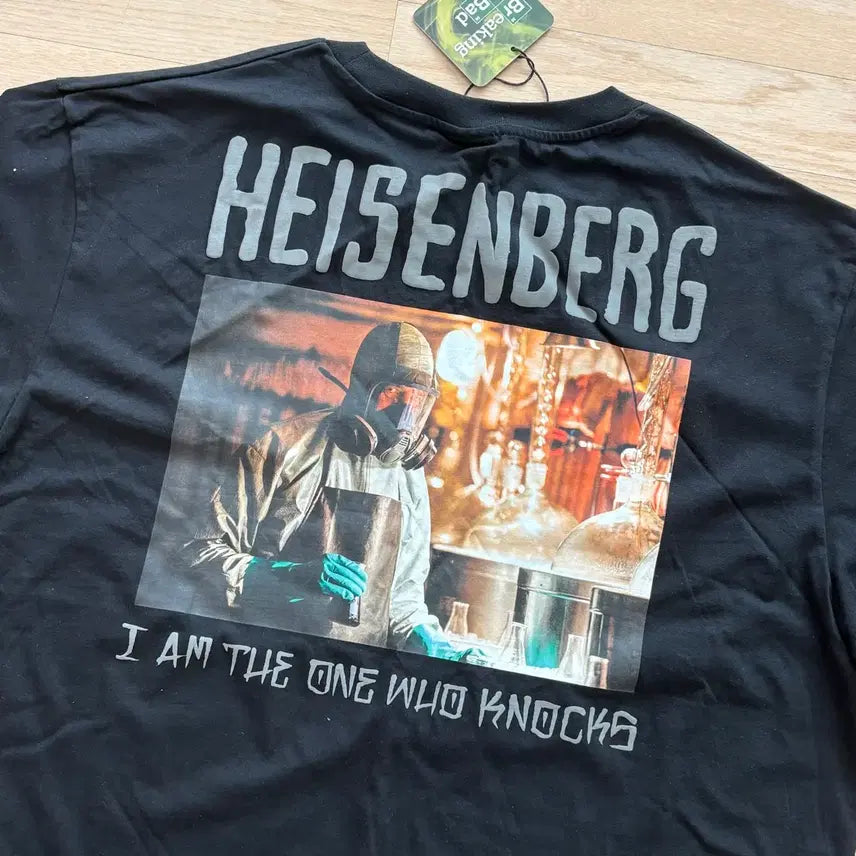 [BUNJANG] Breaking Bad Heisenberg Black T-Shirt / 브레이킹 배드 하이젠베르크 블랙 반팔 티셔츠 L 3XL
