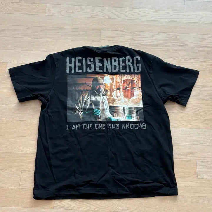 [BUNJANG] Breaking Bad Heisenberg Black T-Shirt / 브레이킹 배드 하이젠베르크 블랙 반팔 티셔츠 L 3XL