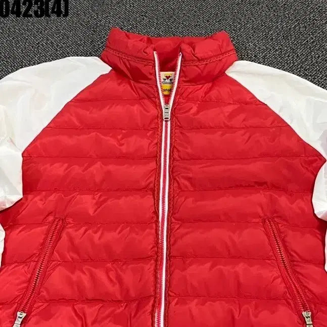 [BUNJANG] Castelbajac Down Feather Padded Jumper Red White Colorblock Size 90 / 90 까스텔바작 오리털 레드 화이트 배색 패딩 점퍼 0423(4)