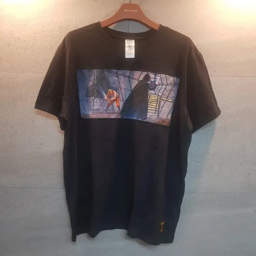 [BUNJANG] Star Wars Luke Skywalker and Darth Vader T-Shirt XL / 스타워즈. 루크와 다스베이더. 미착.