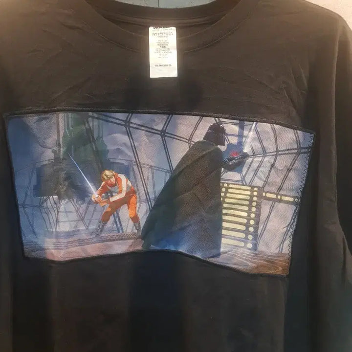 [BUNJANG] Star Wars Luke Skywalker and Darth Vader T-Shirt XL / 스타워즈. 루크와 다스베이더. 미착.