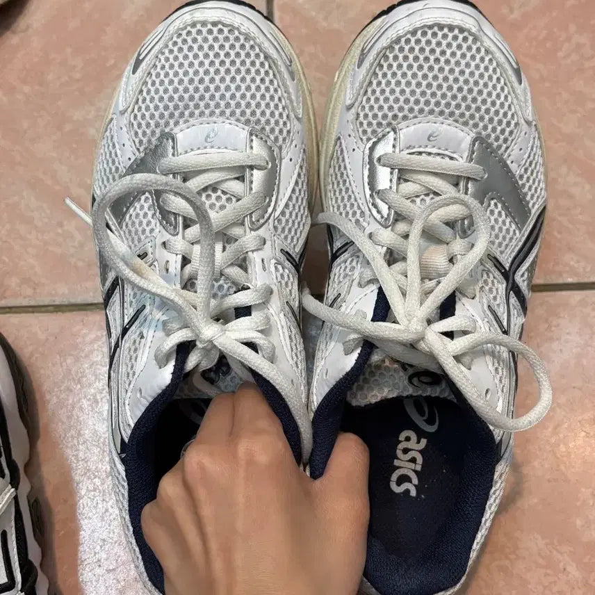[BUNJANG] Asics Gel-1130 White Midnight / [240] 아식스 젤 1130 화이트 미드나잇