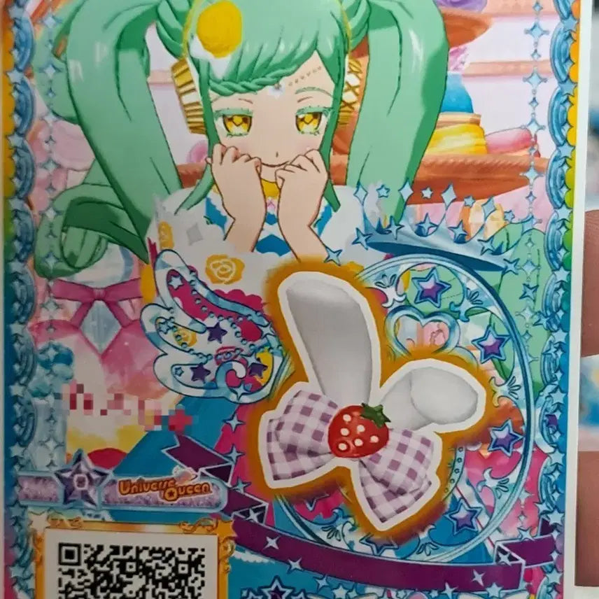 [BUNJANG] Parking Pripara Pri☆Chan Parara Ticket Picnic Gingham Purple Hair Accessory / [파킹] 프리파라 프리채널 파라라 티켓 피크닉 깅엄 퍼플 헤어 악세사리