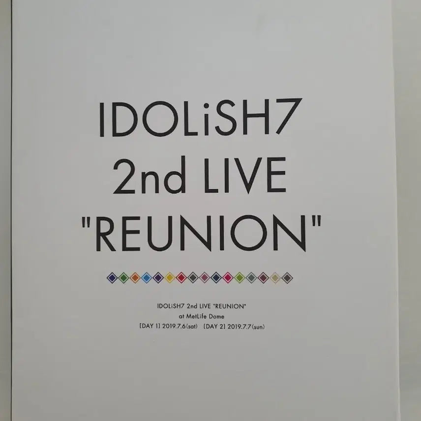 [BUNJANG] Idolish7 Second LIVE REUNION Blu-ray / 아이나나 아이돌리쉬세븐 세컨드라이브 리유니온 블루레이 블레
