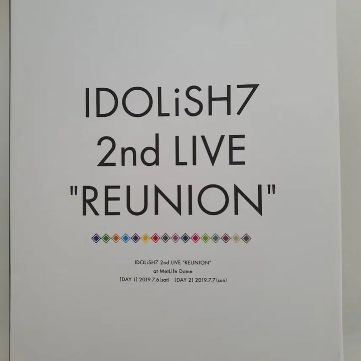[BUNJANG] Idolish7 Second LIVE REUNION Blu-ray / 아이나나 아이돌리쉬세븐 세컨드라이브 리유니온 블루레이 블레