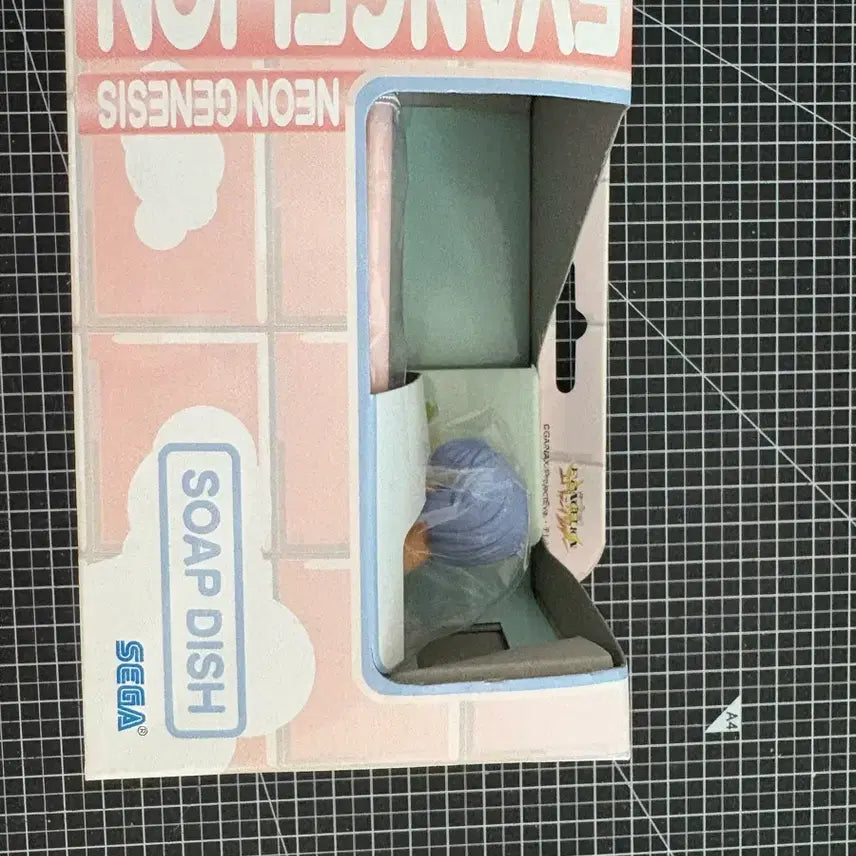 [BUNJANG] Evangelion Rei Soap Dish Figure / 에반게리온 레이 소프 디쉬 핑크 비누받침대 피규어 양도