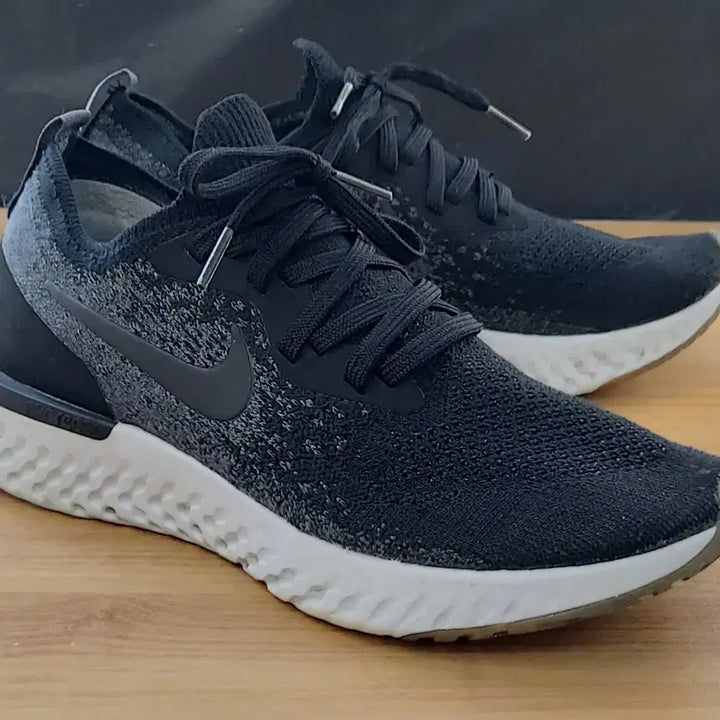 [BUNJANG] Nike Epic React Flyknit 2 Running Shoes - Black/Grey, 260mm / 나이키 260 에픽 리액트 플라이니트 2 운동화/워킹화. BK. A