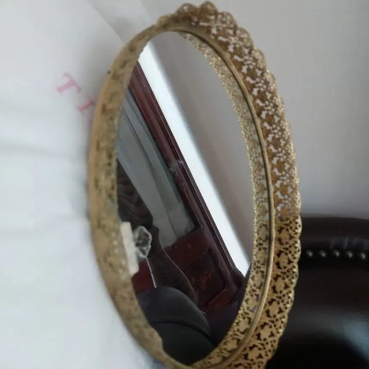 [BUNJANG] Vintage Italian Mirror Tray / 빈티지 엔틱 거울 트레이