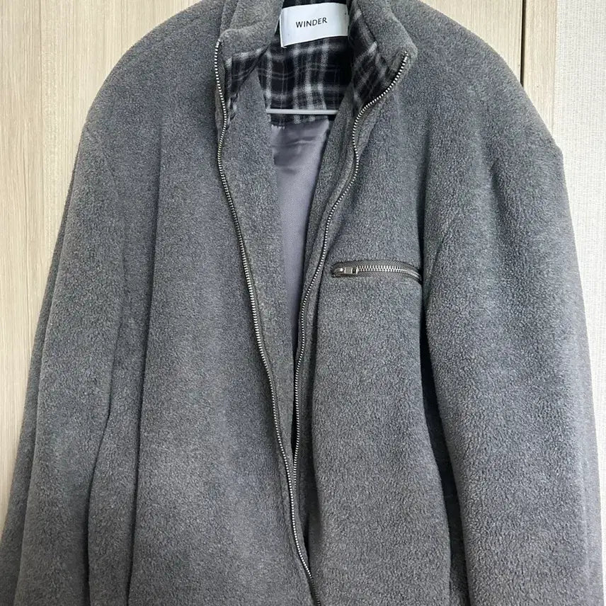 [BUNJANG] WNDER Grey Fleece L / 윈더 그레이 후리스 L