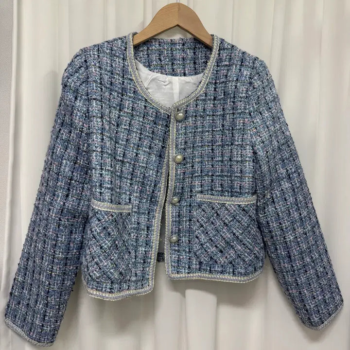 [BUNJANG] Blue Tweed Jacket / [새상품] 블루 트위드 자켓
