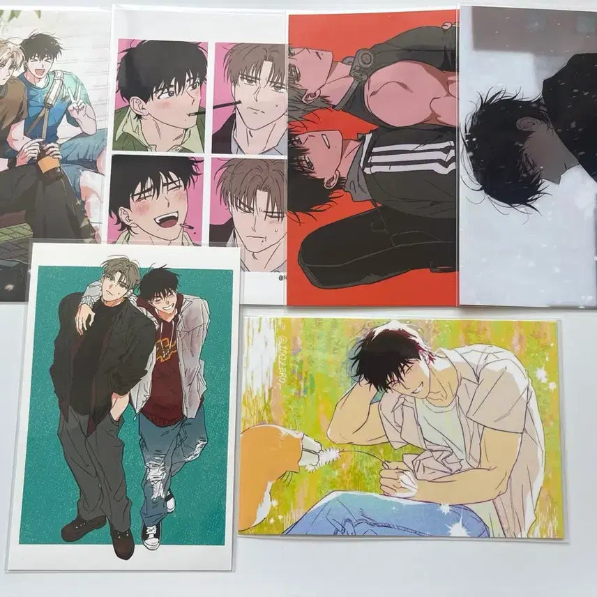 [BUNJANG] Bomtoon Printee Collection Set Postcards (Bundle Set) / 봄툰 기원의제 프린티 프박 일괄 6장