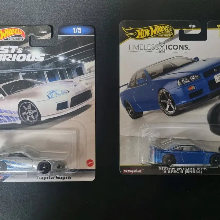 [BUNJANG] Hot Wheels Supra &amp; R34 Bundle Set / 핫휠 분노의질주 수프라 / 타임리스 R34 [미개봉 일괄]