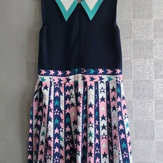 [BUNJANG] Lucky Chouette Check Back Zipper Collar Dress / (타임세일)럭키슈에뜨] 체크 뒷지퍼 카라  원피스38
