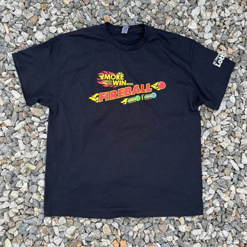 [BUNJANG] Gildan Vintage Fireball Graphic T-Shirt / Gildan  FIREBALL 빈티지 나염티 (실측확인)