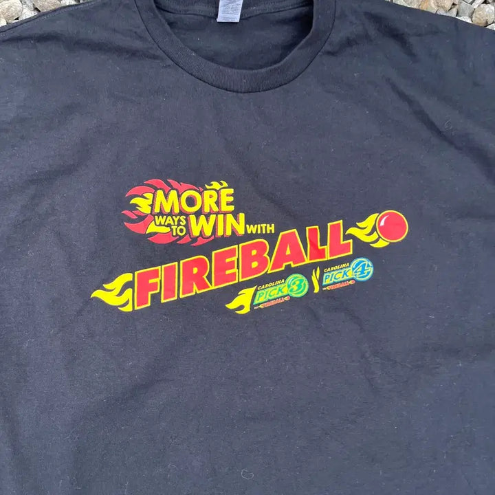 [BUNJANG] Gildan Vintage Fireball Graphic T-Shirt / Gildan  FIREBALL 빈티지 나염티 (실측확인)