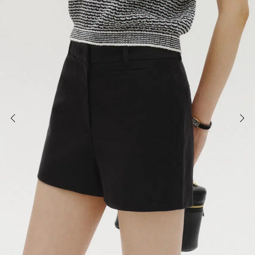 [BUNJANG] SieSIE May Cotton Short Pants Black S / (택O/새상품)시에SIE 메이 코튼 숏 팬츠 블랙s