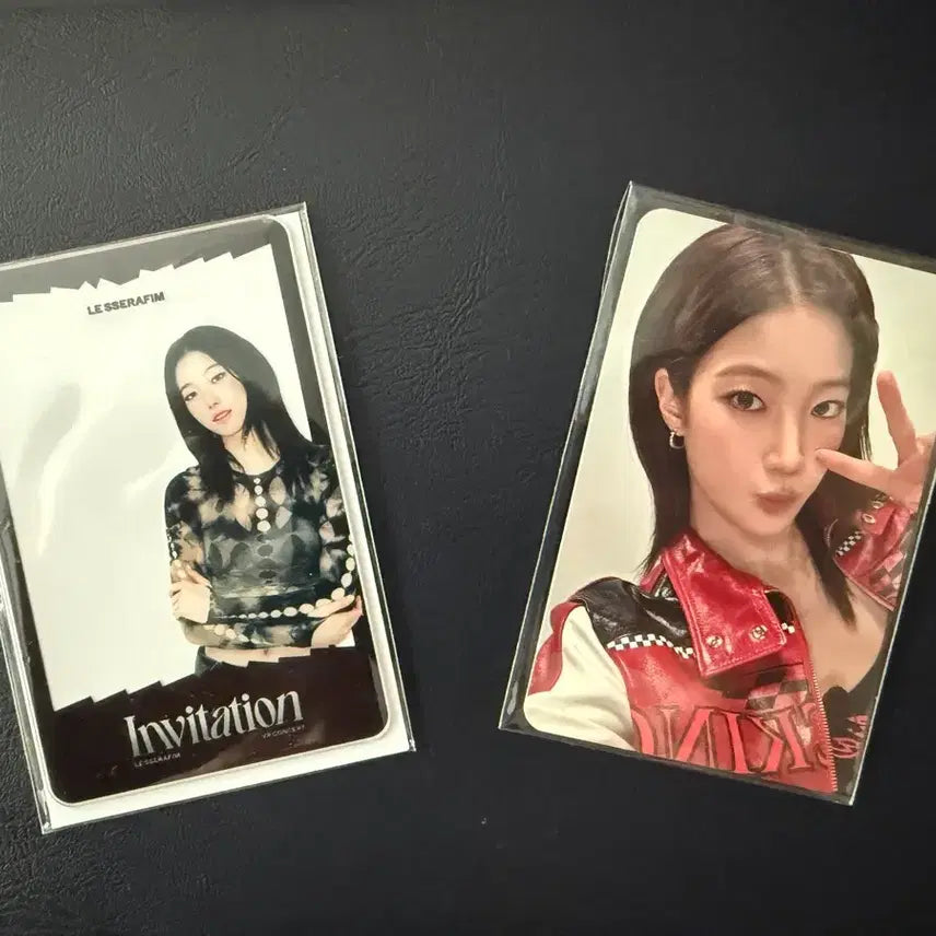 [BUNJANG] LE SSERAFIM KAZUHA VR Invitation POB Photocard Set / 르세라핌 vr인비테이션 특전 카즈하 세트 포토카드