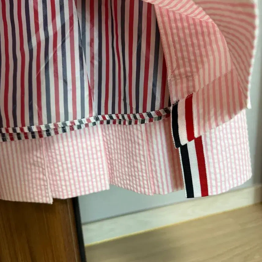 [BUNJANG] Thom Browne Seersucker Pleated Skirt / 톰브라운 시어서커 플리츠 스커트(새상품)